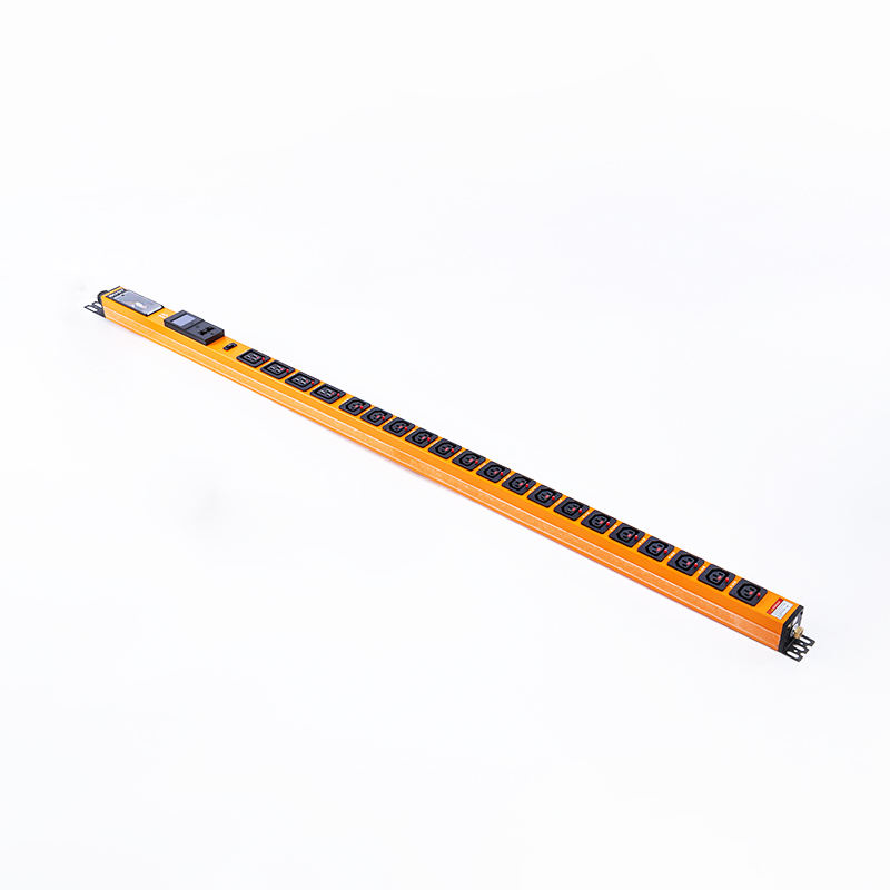 20 uttag IEC C13 IEC C19 låsbara uttag 1U Hot swappable Indicator Vertical RS485 Metered Rack PDU