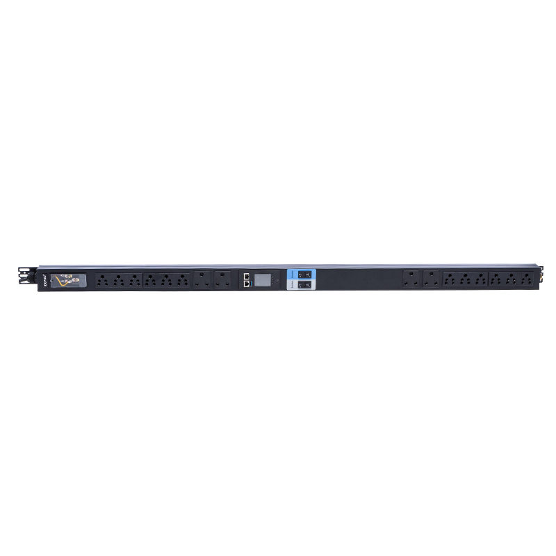 Sydafrika Uttag 16 uttag 1,5U flytande magnetisk kretsbrytare Vertikal TCP/IP smart Rack PDU