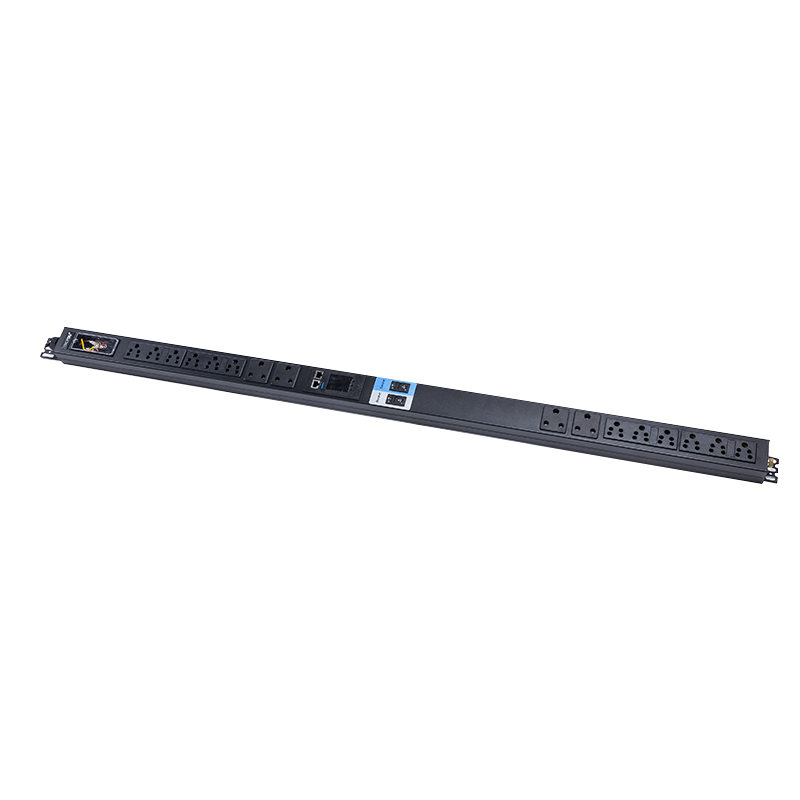 Sydafrika Uttag 16 uttag 1,5U flytande magnetisk kretsbrytare Vertikal TCP/IP smart Rack PDU