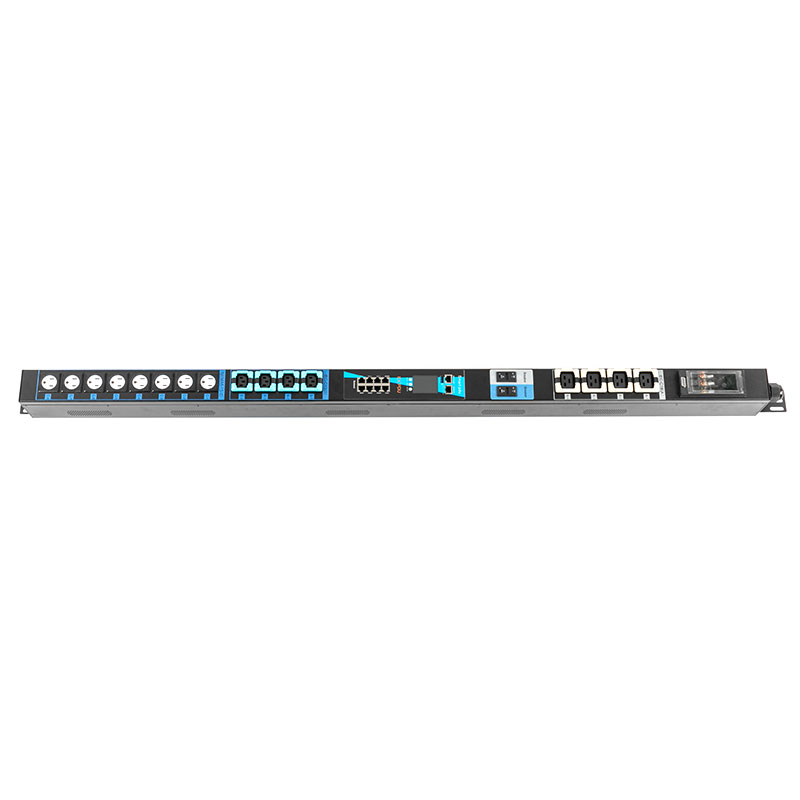 16-uttag C13 C19 US Vertikal TCP/IP-sensorbrytare eco Smart Rack Pdu