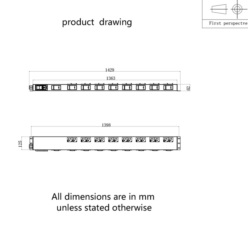 16-uttag Vertikal Breaker Switched Rack Pdu