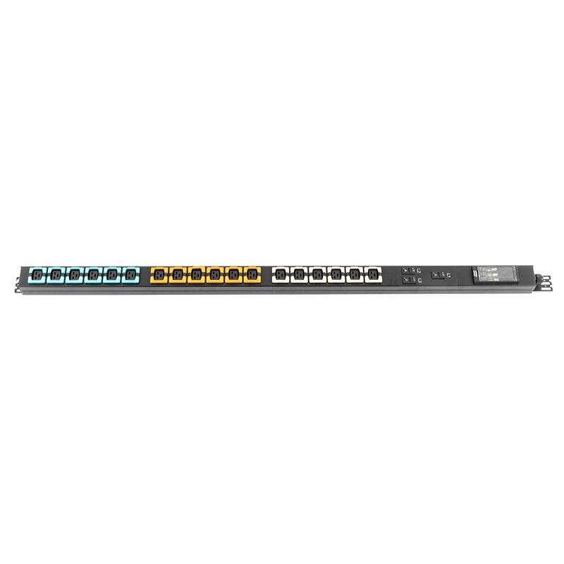 3-fas 18-uttag C19 Vertical Breaker Switched Rack Pdu