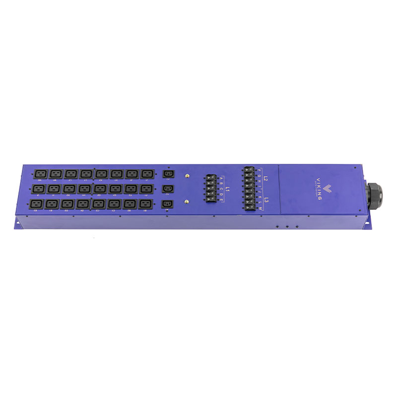 3-fas 27-uttag C13 C19 Vertikal Breaker Switched Pdu