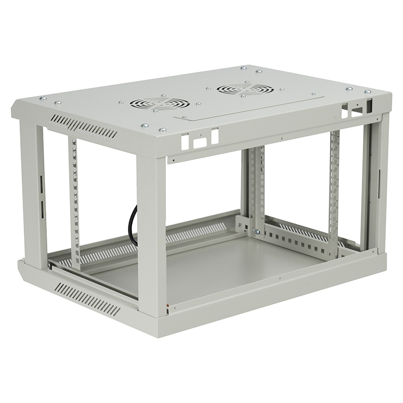 Nätverksdata Väggskåp Grå 600X450mm 6U
